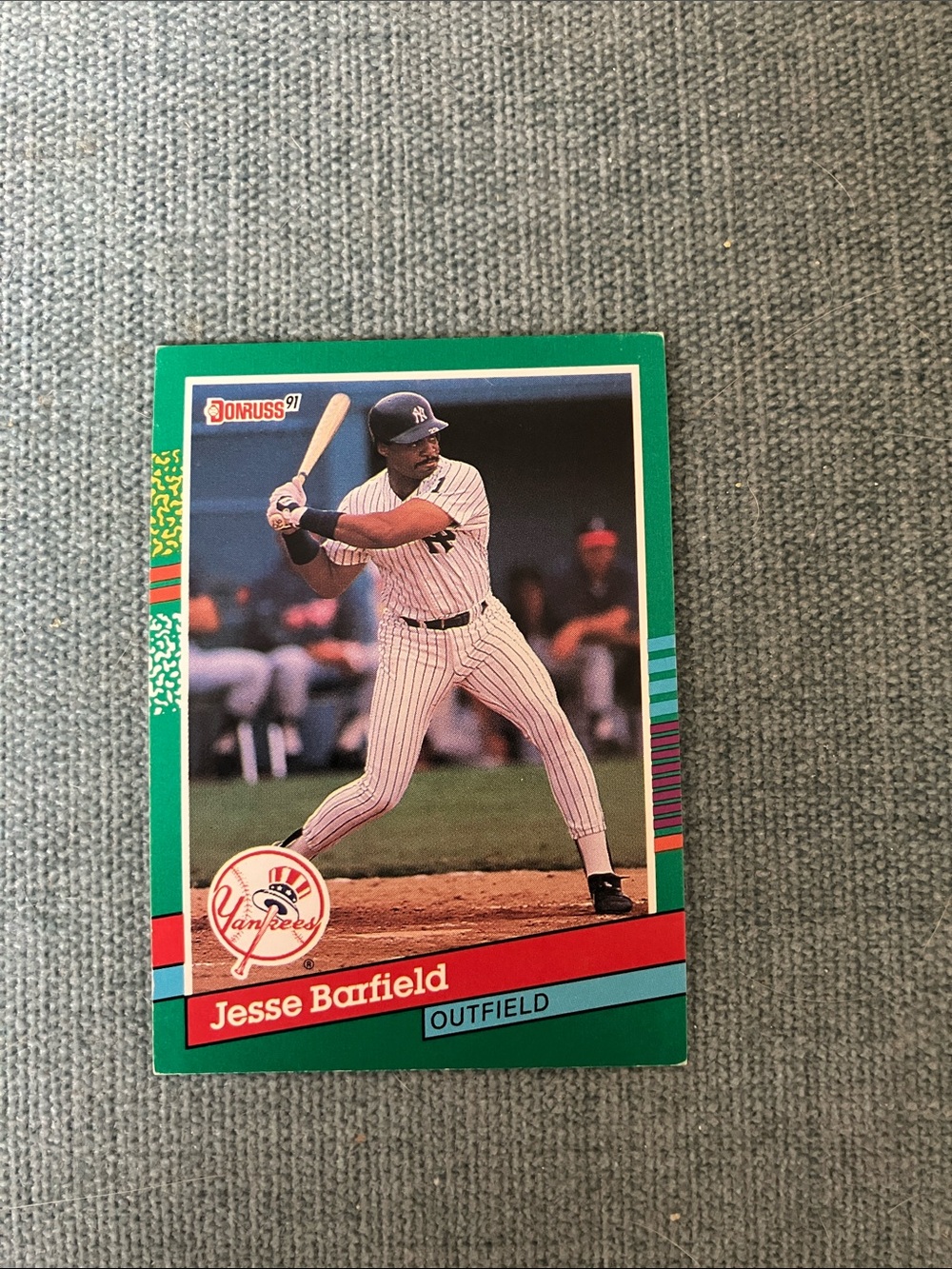 1991 Donruss New York Yankees Baseball Card Trading Card